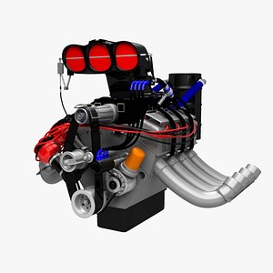 Top Fuel Dragster Engine