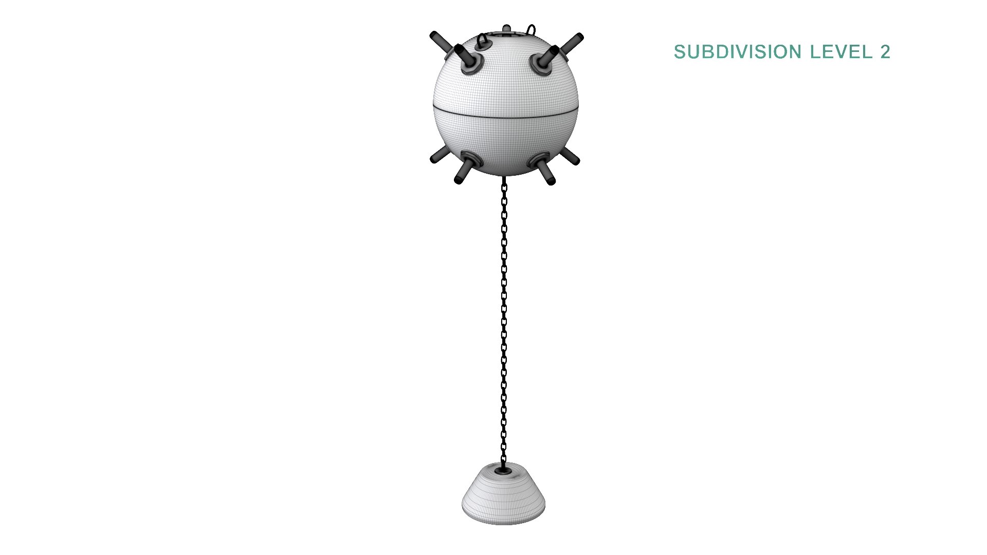 Sea Mine 3D https://p.turbosquid.com/ts-thumb/yK/pu4ios/Ar/wireframe0002/jpg/1627707544/1920x1080/fit_q87/709ddecdb583214b541b983fe83f2477cf6664f5/wireframe0002.jpg