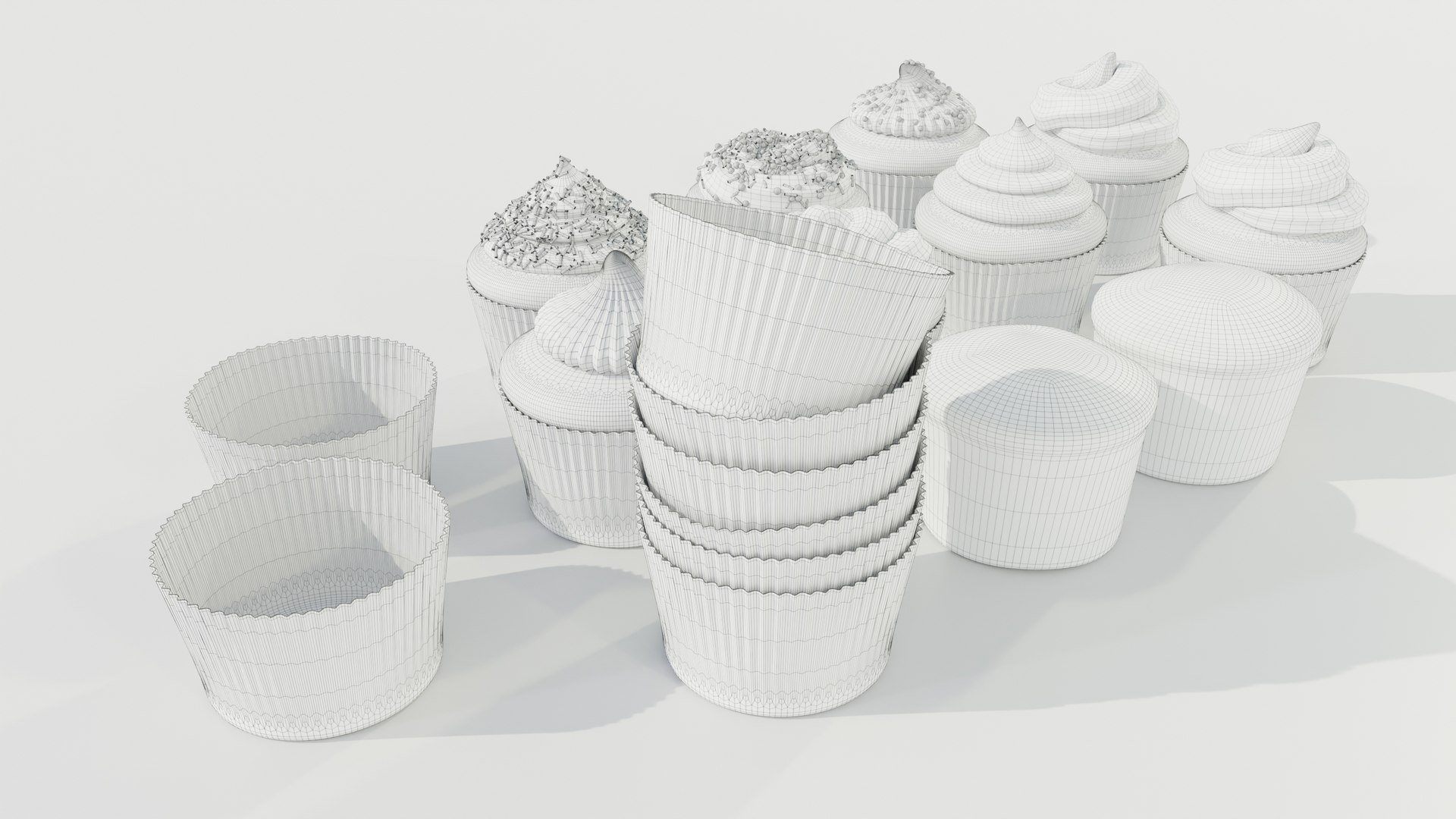 Cupcakes 3D model https://p.turbosquid.com/ts-thumb/yK/v8fFwb/V3/wire_03/jpg/1704308863/1920x1080/fit_q87/7406909fd7dcbdfa5a0ac8f45cd412da30a97625/wire_03.jpg