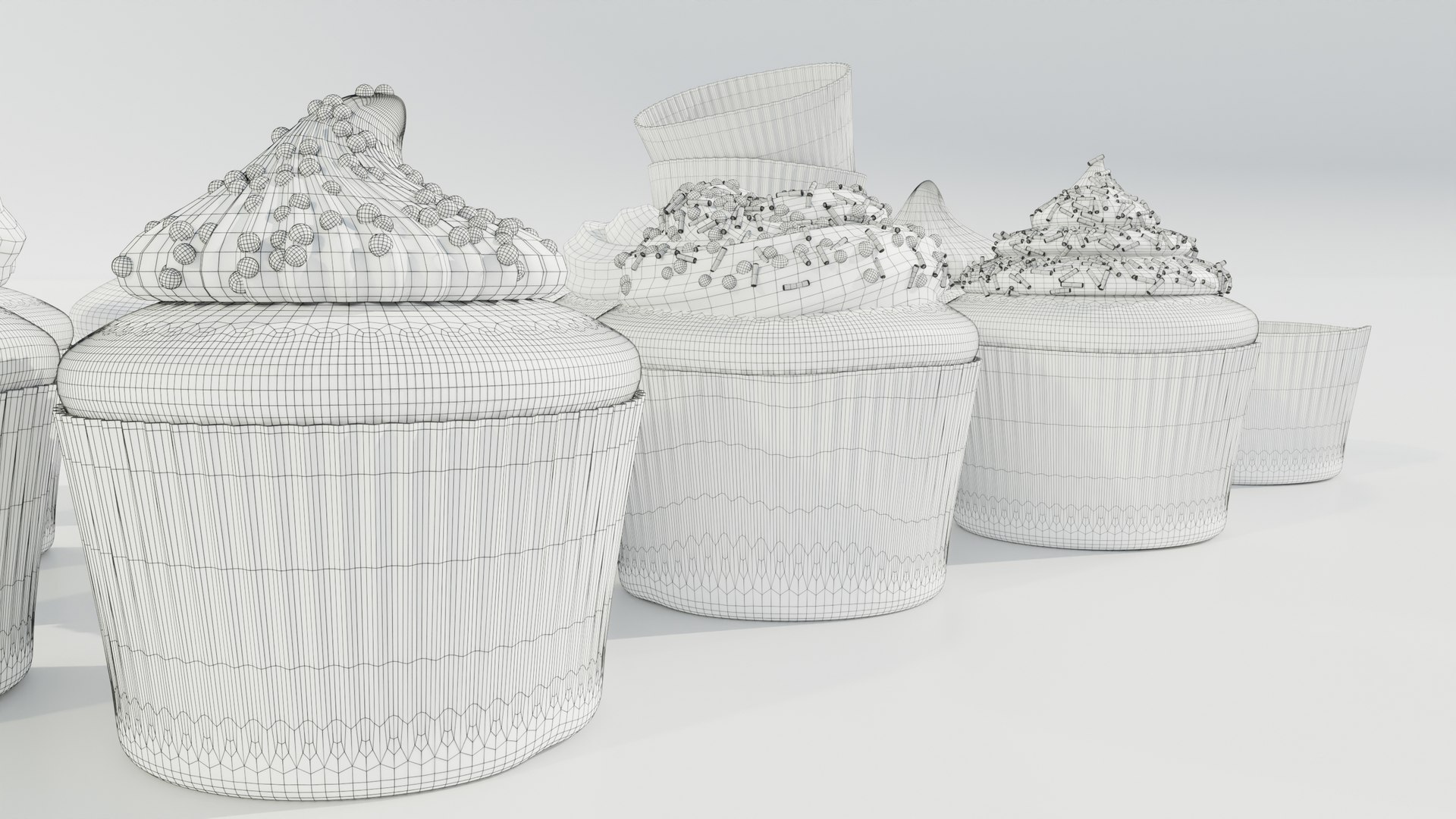 Cupcakes 3D model https://p.turbosquid.com/ts-thumb/yK/v8fFwb/Yg/wire_06/jpg/1704308865/1920x1080/fit_q87/1f12bd2e88a0b289821d82bb00814d2ed7c69f2d/wire_06.jpg