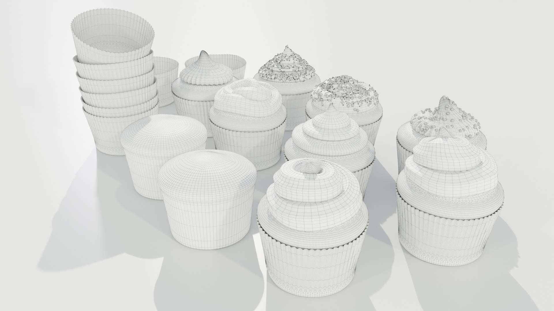 Cupcakes 3D model https://p.turbosquid.com/ts-thumb/yK/v8fFwb/ie/wire_04/jpg/1704308864/1920x1080/fit_q87/7922a6e05ad4ea34c8dea94d4e0c774af472b4a4/wire_04.jpg