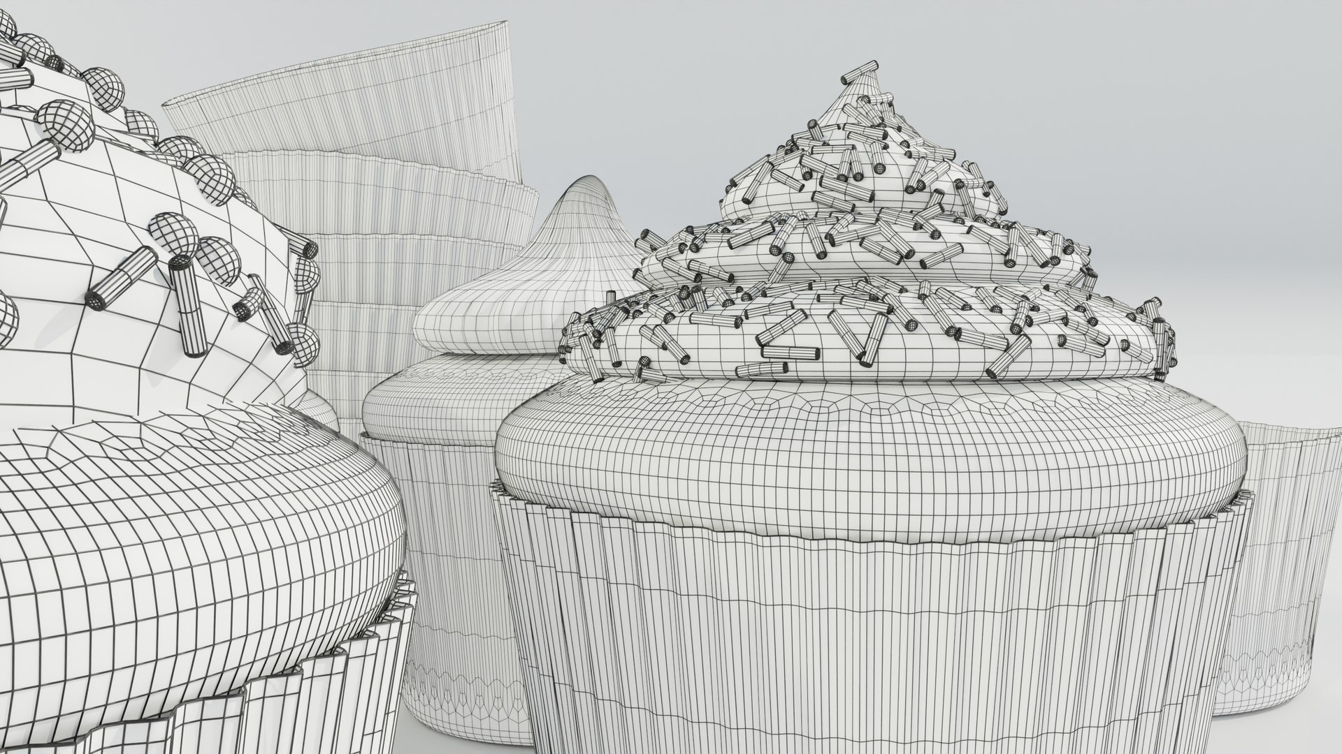 Cupcakes 3D model https://p.turbosquid.com/ts-thumb/yK/v8fFwb/jM/wire_07/jpg/1704308866/1920x1080/fit_q87/4985e8d34e75460724125e81c4dd5bb1b87f23be/wire_07.jpg