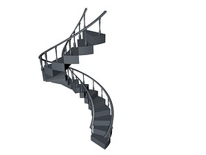 Low Poly Spiral Staircase(1)