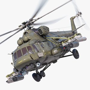 Mi-117 - Mi-17 Russian Military Helicopter with 4 skins