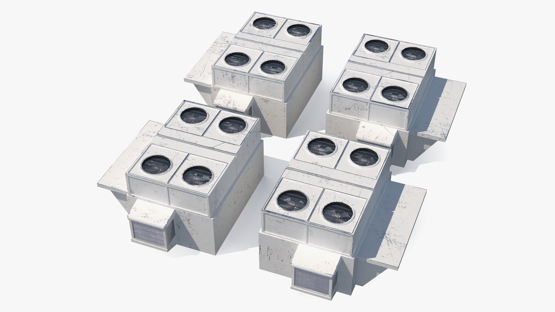 3D Rooftop Props Collection https://p.turbosquid.com/ts-thumb/yL/4uDOE8/BG/commercial_rooftop_hvac_units_002/jpg/1732696985/1920x1080/fit_q87/6d8e581718b46467948f929e73c3efc5c74a1e05/commercial_rooftop_hvac_units_002.jpg