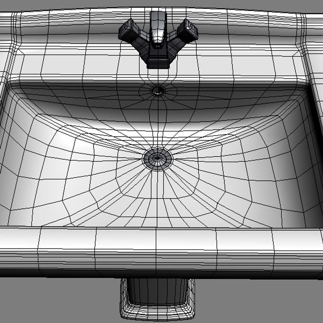 3d model wash basin