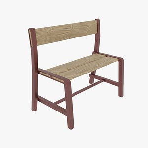 Bench 3D model