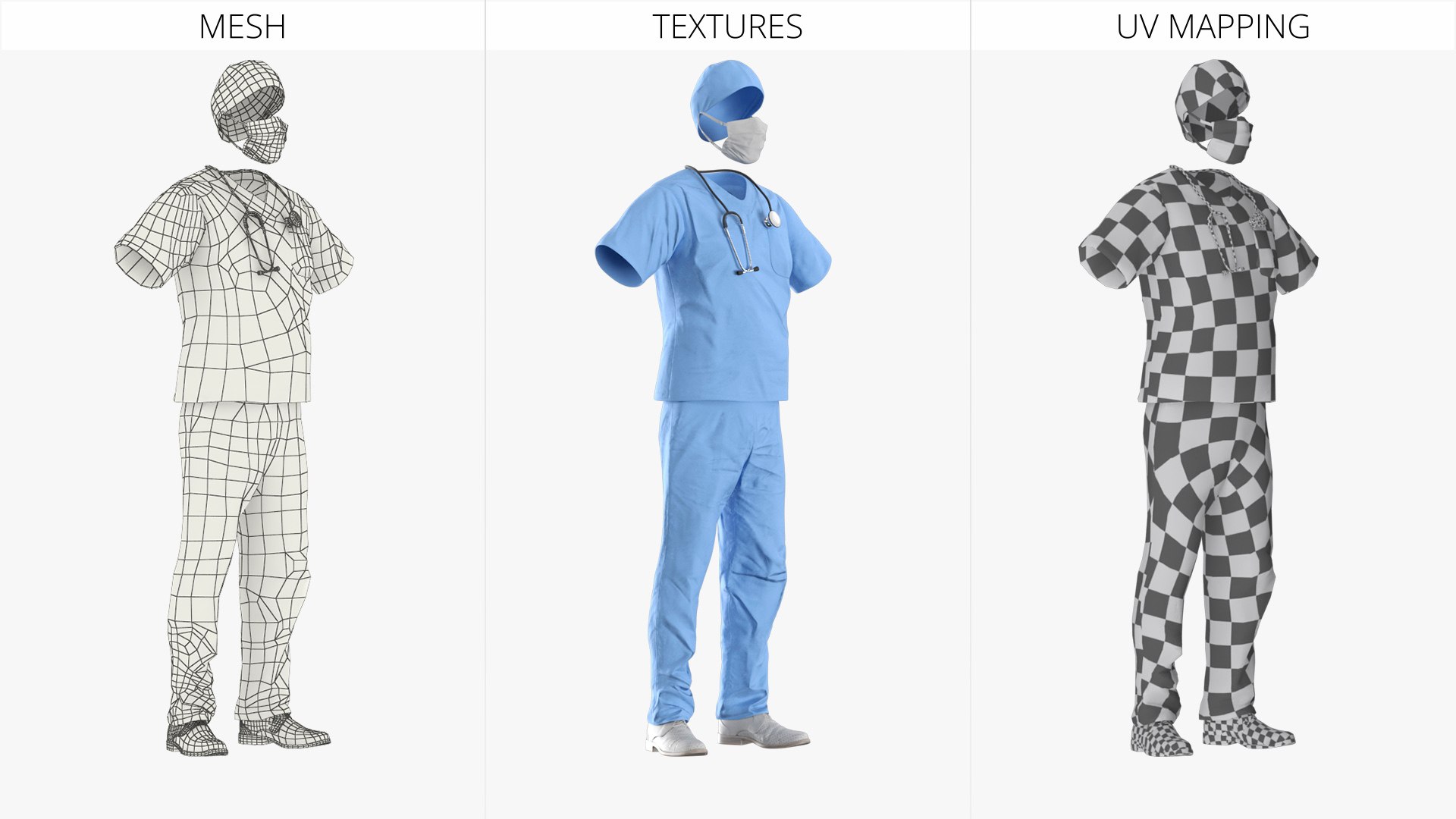 Uniform with Cap Mask Stethoscope Floating Blue 3D model https://p.turbosquid.com/ts-thumb/yL/BaGIx5/54/uniform_with_cap_mask_stethoscope_floating_blue_010/jpg/1756689574/1920x1080/fit_q87/fdd893757707aaa8df556b241b1f0ddb6bab65db/uniform_with_cap_mask_stethoscope_floating_blue_010.jpg