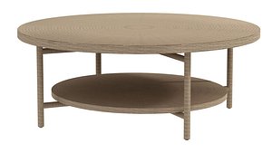 Palecek Monarch Coffee Table Natural round model