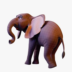 Cartoon Elephant Calf