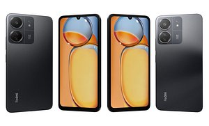 Xiaomi Redmi 13C Black 3D model