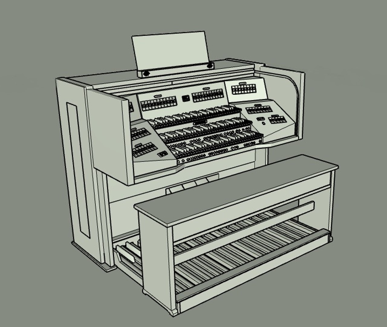 johannus vivaldi 35 3d model