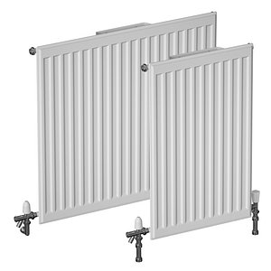 Heating radiator panel steel flat model