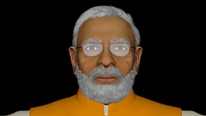 3D model Narendra Modi Prime Minister of India