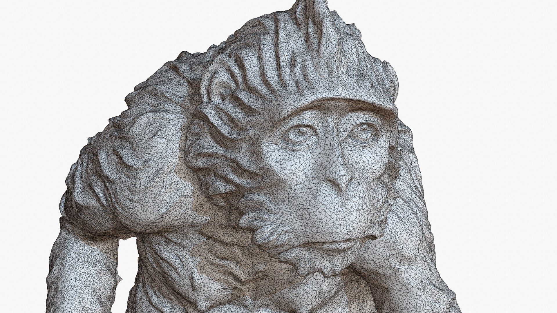 3D Sculpture Monkeys Rock 1m Model - TurboSquid 1189399
