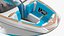Super Air Nautique Wakeboard Boat Rigged for Cinema 4D