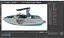 Super Air Nautique Wakeboard Boat Rigged for Cinema 4D