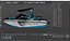 Super Air Nautique Wakeboard Boat Rigged for Cinema 4D