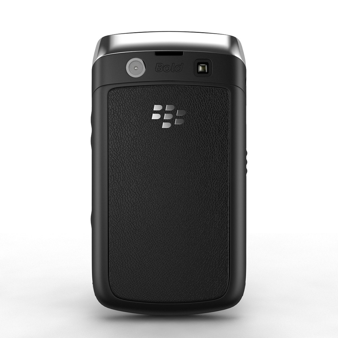 Blackberry Bold 9780 3d Model