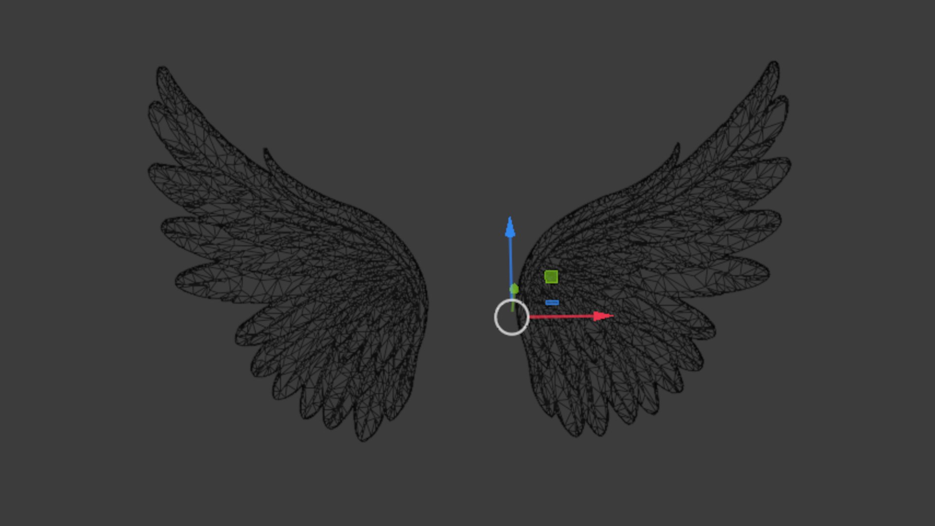 3D Wings Printable Carved Decor 05 Model - TurboSquid 2174327