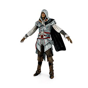 3D model Ezio Auditore  Assassins Creed