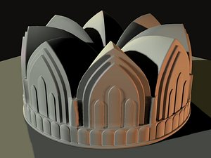 3d cake pan model