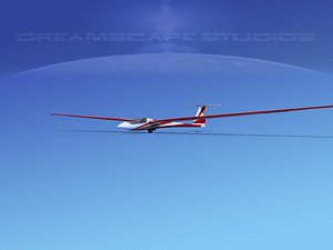asw 22 sailplane 3ds