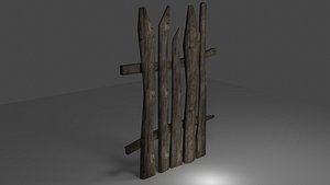 Wood fence