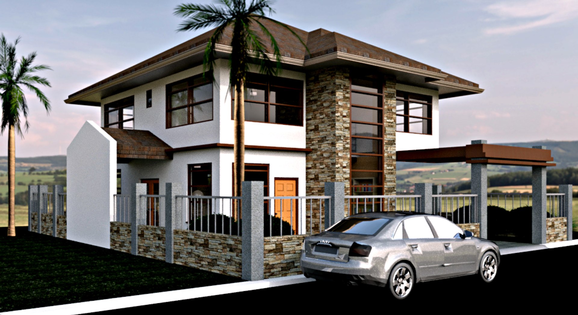 2 House Model - TurboSquid 1318051