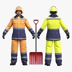 3D Road worker