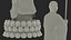 Dizang Buddha Sculpture White Stone