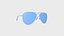 Sonnenbrille Aviator 05 Silber - Character Design Fashion