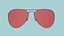 Sonnenbrille Aviator 05 Silber - Character Design Fashion