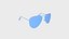 Sonnenbrille Aviator 05 Silber - Character Design Fashion