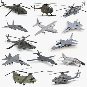 US Military Aircrafts Collection 2