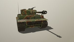 3D tiger tank e