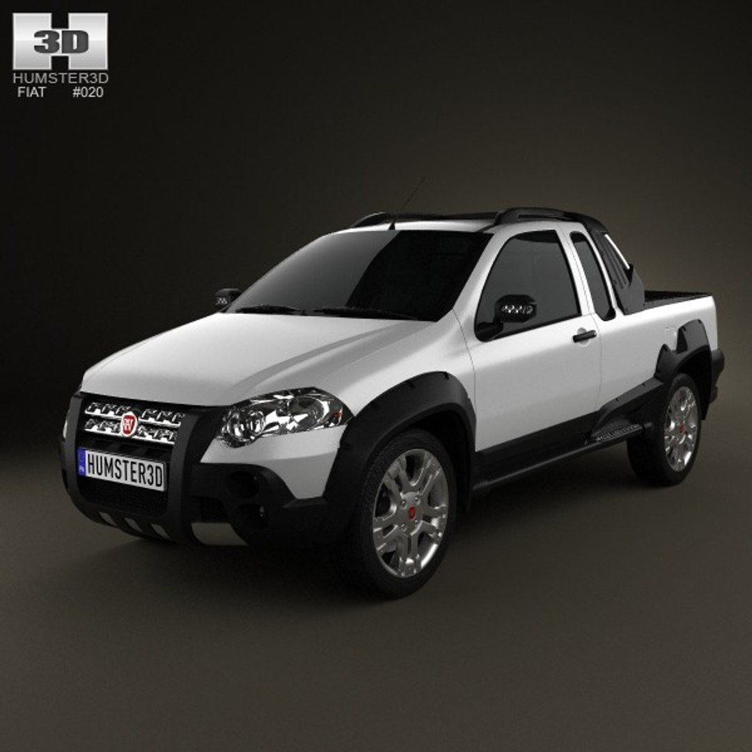 modelo 3d Fiat Strada Crew Cab Adventure 2012 - TurboSquid 1132077