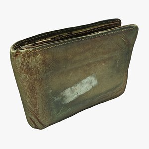old wallet 3D model