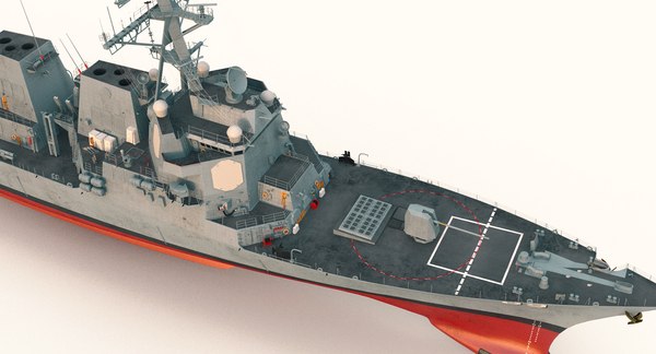 2 Uss Mustin Model - Turbosquid 1404639