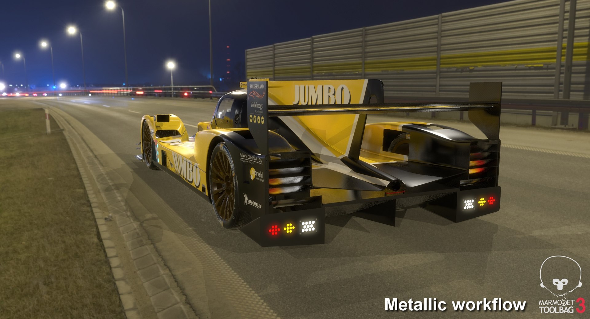 3D racing team nederland dallara model - TurboSquid 1298755