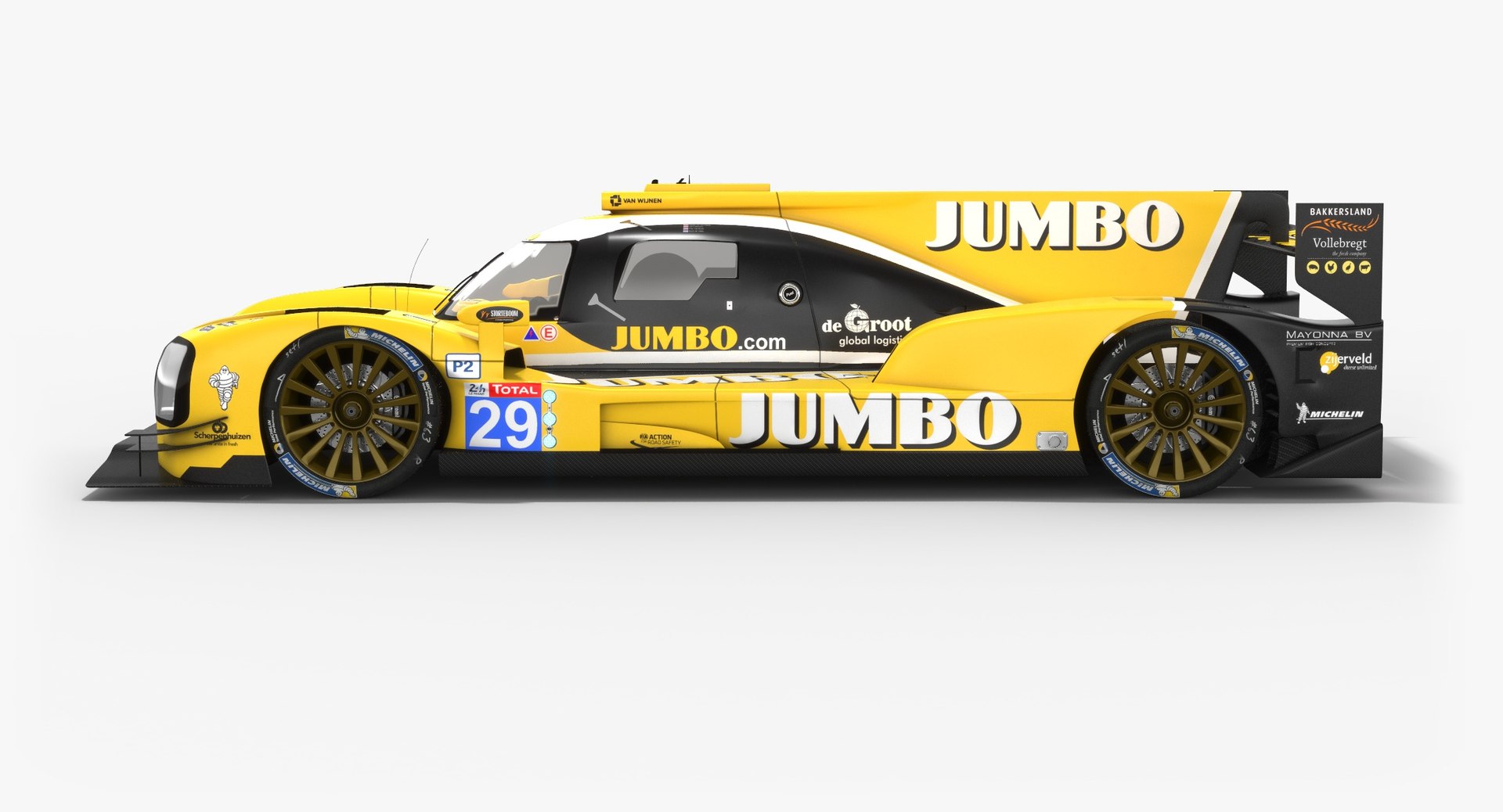3D Racing Team Nederland Dallara Model - TurboSquid 1298755