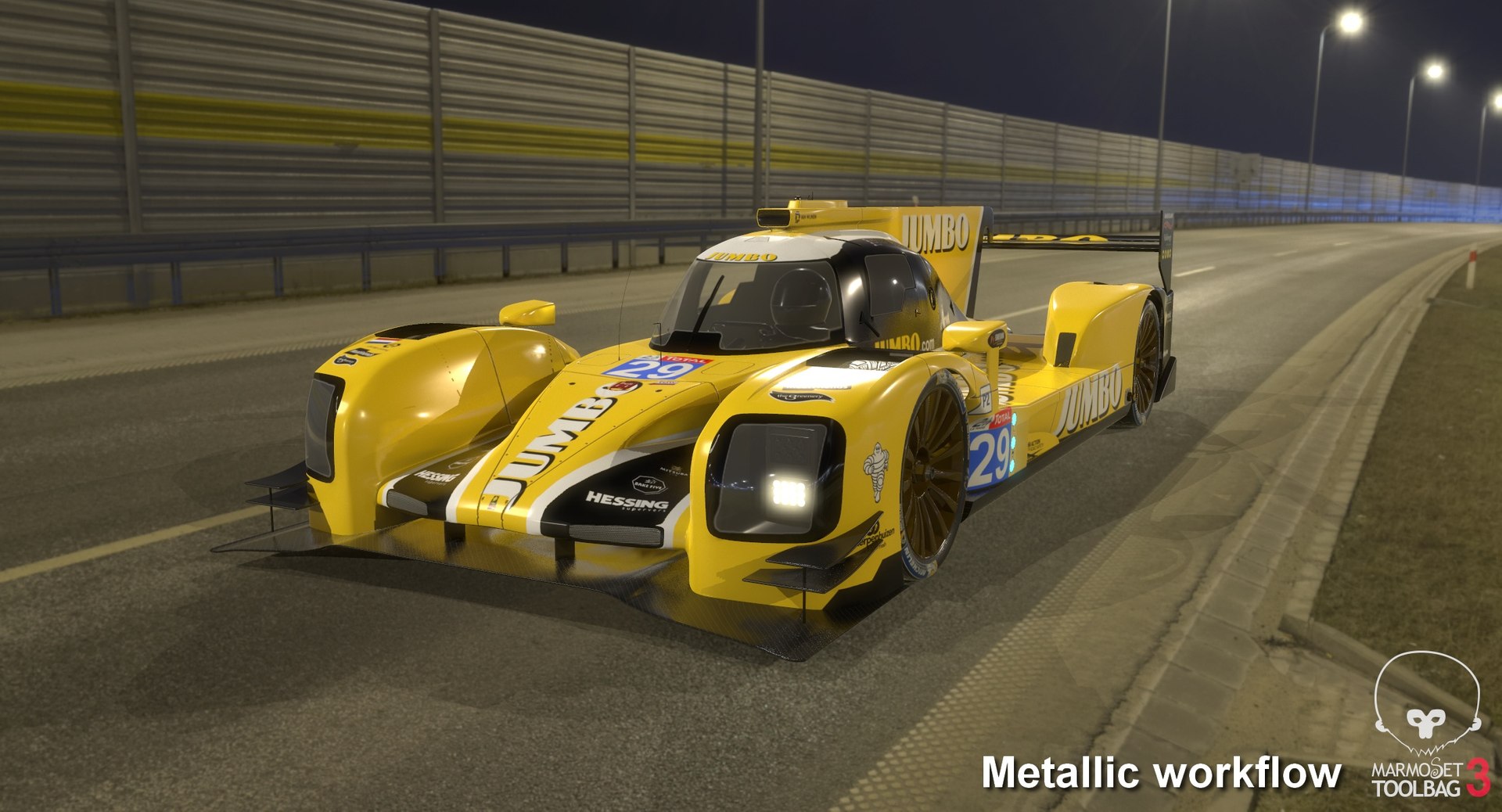 3D racing team nederland dallara model - TurboSquid 1298755