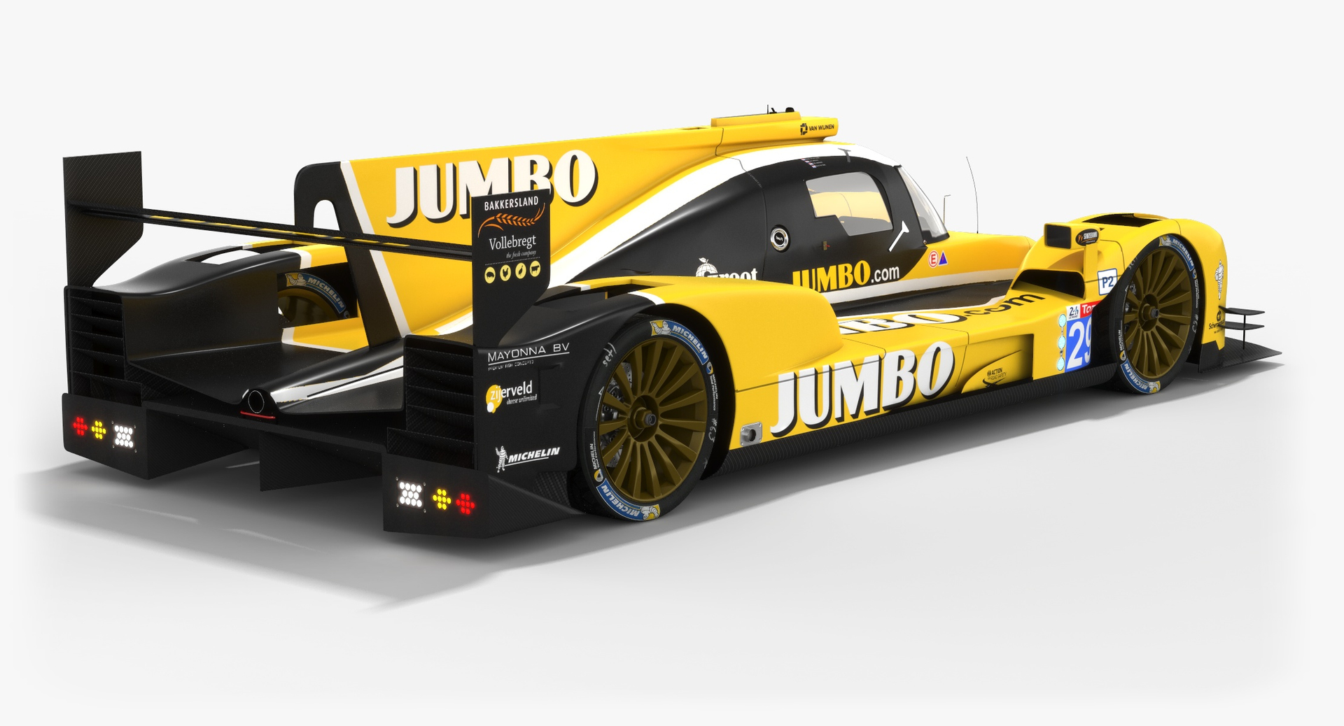 3D racing team nederland dallara model - TurboSquid 1298755