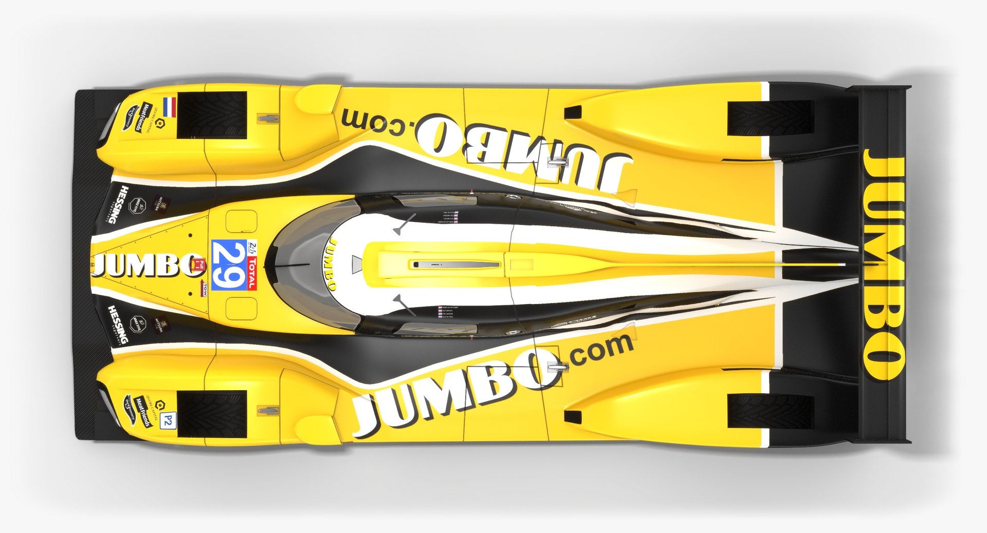 3D racing team nederland dallara model - TurboSquid 1298755