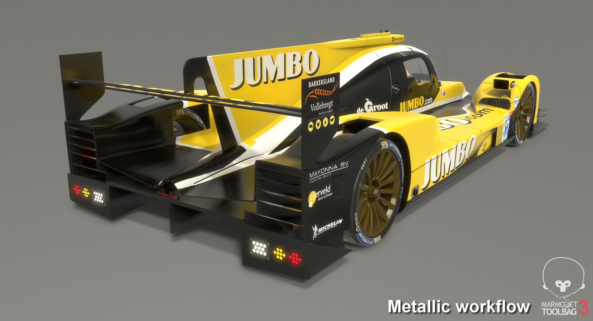 3D racing team nederland dallara model - TurboSquid 1298755