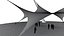 3D Tensile Structure Canopy 4 model
