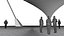 3D Tensile Structure Canopy 4 model