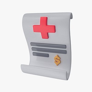 White Medical Bill Stylized