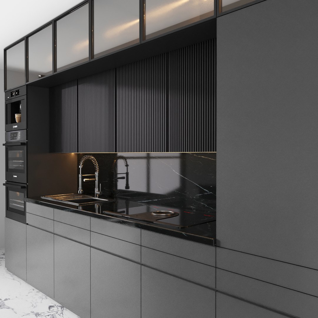 Kitchen 014 3D Model - TurboSquid 1864274