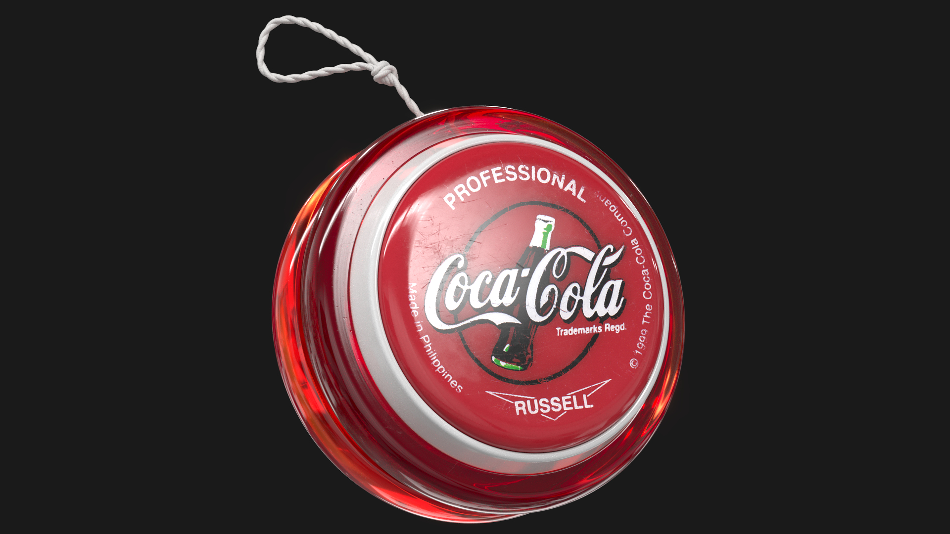 Symposium falme Ass 3D realistic yo-yo coca-cola - TurboSquid 1429874
